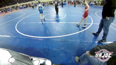 75 lbs Rr Rnd 2 - Cash Bratt, Chickasha Youth Wrestling vs Ernest Franklin, Scots Wrestling Club