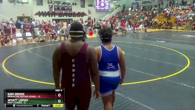 285 lbs Round 1 (16 Team) - Antonio Whitfield, West Laurens vs Kameron Cody, Benedictine Military School