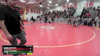 140 lbs Quarterfinal - Marie Pearson, Mission Viejo vs Alexa Martinez, Fillmore