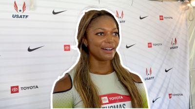 Gabby Thomas Is Still Dealing With Hamstring Injury At USAs