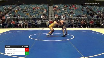 149 lbs Quarterfinal - Daxton Gordon, Oregon State vs Jaron Jensen, Wyoming