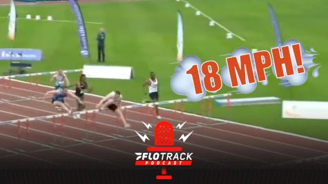 FloTrack REACTS To Championship Hurdle Race Into 18.5 MPH WIND!