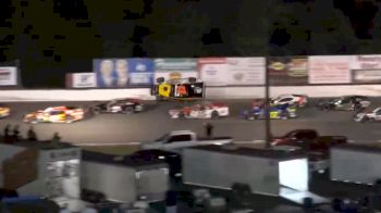 Jonathan Brown Rides The Wall In Big SMART Modified Crash At Caraway