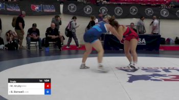 170 lbs Final - Matilda Hruby, Brighton Wrestling Club vs Billie Bonwell, Legends Of Gold Las Vegas