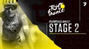 GC Riders Survive Crashes In Chaotic Stage 2 Sprint Finale | FloBikes Daily