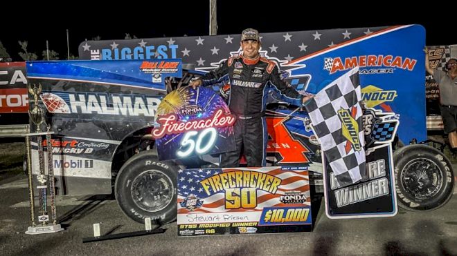 Stewart Friesen's Fonda Dominance Continues In STSS Firecracker 50