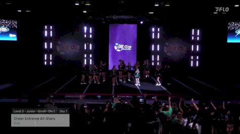 Cheer Extreme All-Stars - Suns [2023 Level 3 - Junior--Small--Div 1 Day 1] 2023 The All Out Nationals