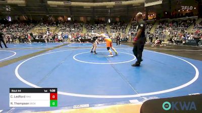 Round Of 16 - Creek Ledford, Tironook Wrestling vs Riggs Thompson, Broken Arrow Wrestling Club