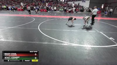 85 lbs Quarterfinal - Brady Stahl, Whitelaw Warriors vs Wyatt Steinert, Kewaskum Wrestling