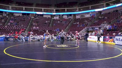 100 lbs Round Of 16 - Danica Bacorn, Williamsport-G vs Valarie Solorio, Canon-McMillan-G