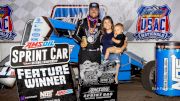 Ryan Bernal Breaks Through For First USAC Sprint Win At Huset's