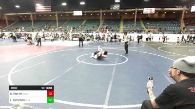 98 lbs Consolation - Ashton Martin, Stout Wrestling Academy vs Lucas Simpson, Athlos Wrestling