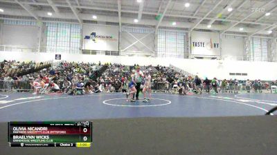 159-164 lbs Round 1 - Chloe Hosier, Club Not Listed vs Lillian Marianetti, Brockport Jr Blue Devils Wrestling Club