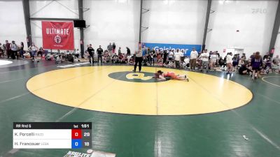 54 kg Rr Rnd 5 - Katie Porcelli, Razor Red vs Hailee Francouer, Lebanon Die Hard Wrestling