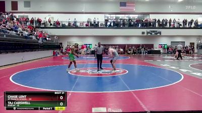 144 lbs 2nd Wrestleback (16 Team) - Chase Lent, St Francis School vs Taj Carswell, Dublin