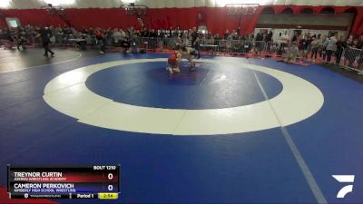 113 lbs Round 2 - Treynor Curtin, Askren Wrestling Academy vs Cameron Perkovich, Kimberly High School Wrestling