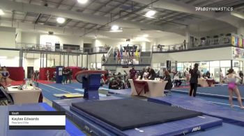 Kaylee Edwards - Vault, Pearland Elite - 2021 Region 3 Women's Championships