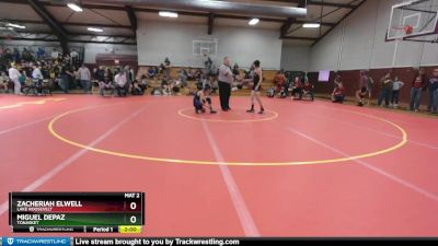 106 lbs Semifinal - Miguel Depaz, Tonasket vs Zacheriah Elwell, Lake Roosevelt