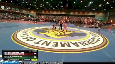 60-63 lbs Round 2 - Kolton Alexander, Nevada Elite vs Xander Longobardo, Spanish Springs Wrestling Club