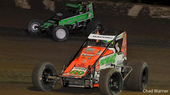 C.J. Leary Moves Up To Claim Indiana Sprint Week Win At Circle City