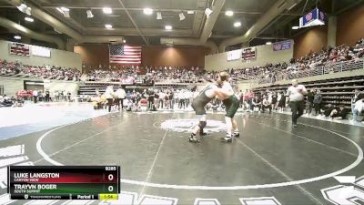 Quarterfinal - Trayvn Boger, South Summit vs Luke Langston, Canyon View