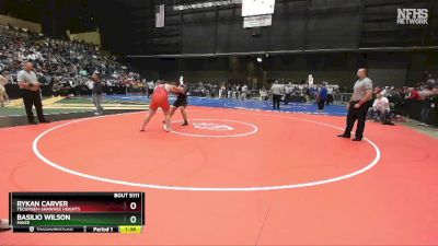 5A - 285 lbs Champ. Round 1 - Rykan Carver, Tecumseh-Shawnee Heights vs Basilio Wilson, Maize