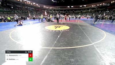 117 lbs Final - Lilliana Massenzio, Cordoba Trained vs Abby Naddeo, Lakeland Jr Wrestling