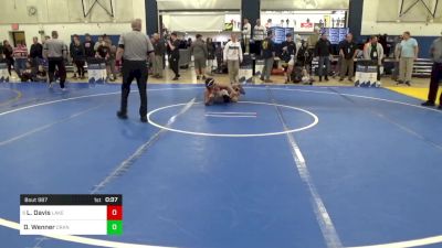 114 lbs Consy 6 - Liam Davis, Lake Highland Prep-FL vs Dalton Wenner, Cranberry