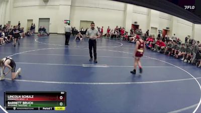 80 lbs Round 2 (6 Team) - Lincoln Schulz, Minnesota Gold vs Barrett Bruch, Wyoming Twisters