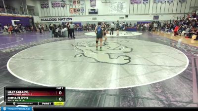 140 lbs Champ. Round 2 - Emma Flippo, Walla Walla vs Lilly Collins, Baker Power Valley