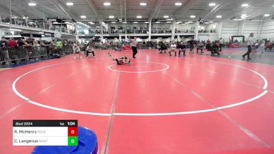 56 lbs Quarterfinal - Roy McHenry, Doughboys WC vs Charlie Langenus, Newtown