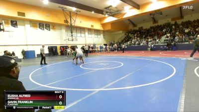 285 lbs Quarterfinal - Elisha Alfred, Bagdad HS vs Gavin Franklin, Flagstaff