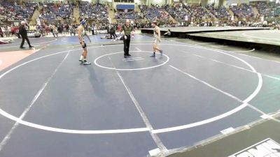 100 lbs Round Of 32 - Owen Gabbert, Wellington vs Michael Archuleta, Center Middle School