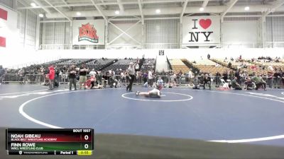 71 lbs Cons. Semi - Finn Rowe, WRCL Wrestling Club vs Noah Gibeau, Black Belt Wrestling Academy