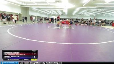 126 lbs Champ. Round 3 - Mason Carrillo, Team Royal Regime Wrestling Club vs Daniel Arellano, California