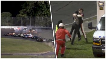 Huge Crash, Fight At Stafford SK 5K