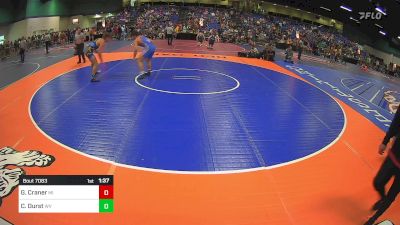 175 lbs Round Of 32 - Gavin Craner, MI vs Cooper Durst, WV