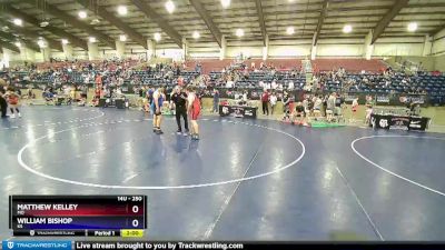 250 lbs Quarterfinal - Matthew Kelley, MO vs William Bishop, KS