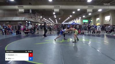 70 kg Rnd Of 64 - Ty Koedam, Iowa vs Royce Nilo, Wisconsin Regional Training Center