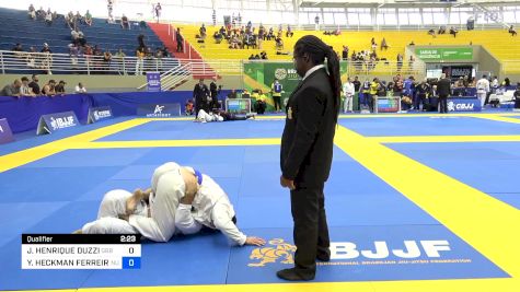 JOÃO HENRIQUE DUZZI vs YELKEN HECKMAN FERREIRA GONZALES 2024 Brasileiro Jiu-Jitsu IBJJF