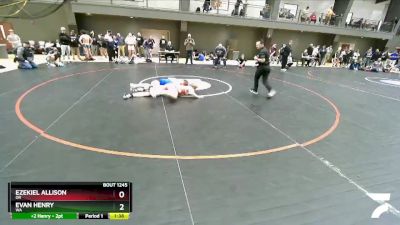 182 lbs Cons. Round 4 - Ezekiel Allison, OR vs Evan Henry, WA