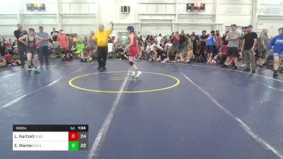 100 lbs Pools - Logan Hartzell, Rebellion vs Emma Mantei, Ares W.C. (MI)