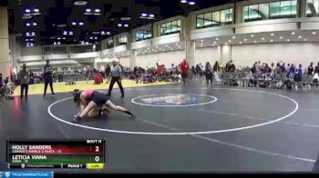 132 lbs Round 3 (10 Team) - Leticia Viana, SOWA vs Holly Sanders, Charlie`s Angels-IL Black