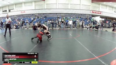 63 lbs Quarterfinal - Tayven Kem, Ravage Wrestling Club vs Liam Heaton, Indiana