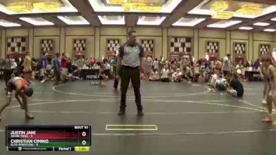 85 lbs Finals (8 Team) - Justin Jani, Shore Thing vs CHRISTIAN CIMINO, Elite Wrestling