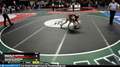 Cons. Round 1 - Brooklin Kuester, West Point-Beemer Girls vs Brooklyn Hoffman, Chadron Girls