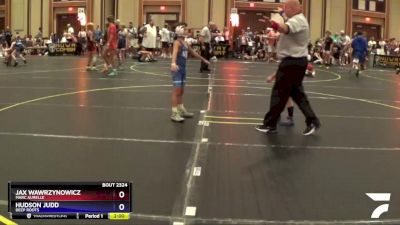 65 lbs Semifinal - Jax Wawrzynowicz, Marc Aurelle vs Hudson Judd, Deep Roots