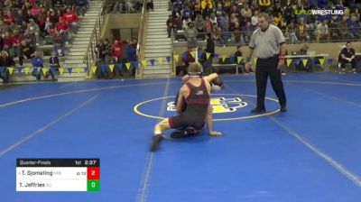 133 lbs Quarterfinal - Tucker Sjomeling, Nebraska vs Taylor Jeffries, Augustana University