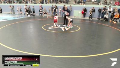 53 lbs Round 2 - Titan Stokes, Anchor Kings Wrestling Club vs Jasynn Pritchett, Mid Valley Wrestling Club