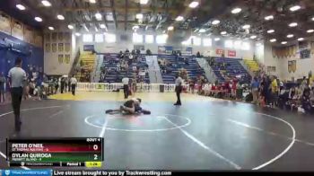 160 lbs Quarterfinals (8 Team) - Dylan Quiroga, Merritt Island vs Peter O`Neil, St Thomas Aquinas